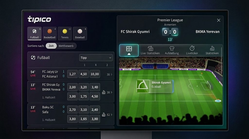 Tipico Live Fußball Wetten